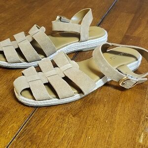 SPLENDID Row fisherman sandals Leather Espadrille